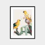 Red Parrot Painting Eealistic Watercolor